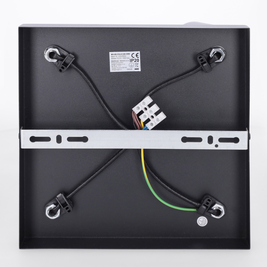 BRILAGI - Luminária spot LED RGBW regulável SELE SQUARE 4xGU10/6,5W/230V 2700-6500K preta