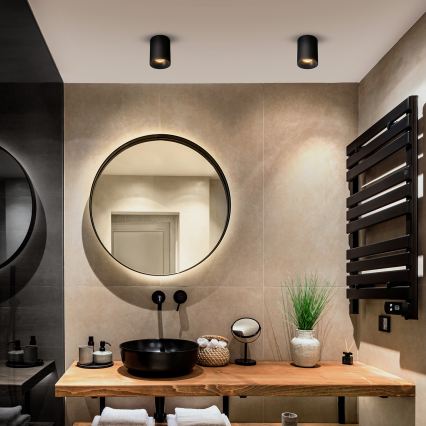 Brilagi - Spot LED RGBW dimerizável TRINE 1xGU10/30W/230V 3000K Wi-Fi preto