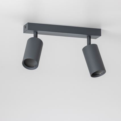 Brilagi - Spot LED RGBW dimerizável SELE 2xGU10/4,8W/230V 3000K antracite + comando remoto