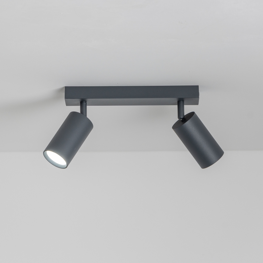 Brilagi - Spot LED RGBW dimerizável SELE 2xGU10/4,8W/230V 3000K antracite + comando remoto