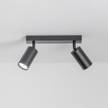 Brilagi - Spot LED RGBW dimerizável SELE 2xGU10/4,8W/230V 3000K preto + controlo remoto