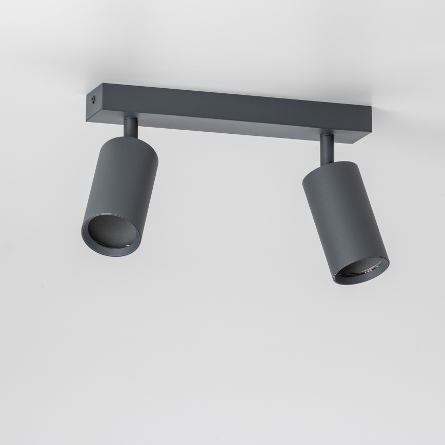 Brilagi - Spot LED RGBW dimerizável SELE 2xGU10/6W/230V 3000K antracite + comando remoto