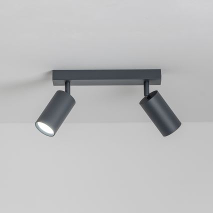 Brilagi - Spot LED RGBW dimerizável SELE 2xGU10/6W/230V 3000K antracite + comando remoto