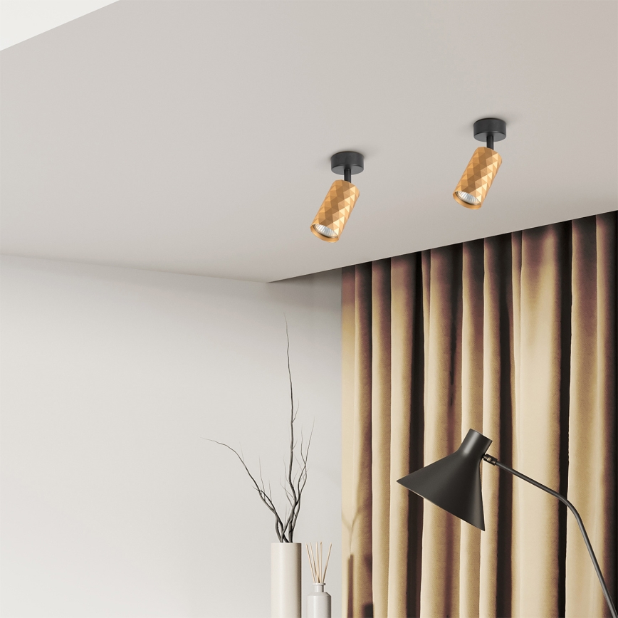 Brilagi - Spot LED RGBW dimerizável SELE DIAMANT 1xGU10/4,8W/230V dourado + controlo remoto