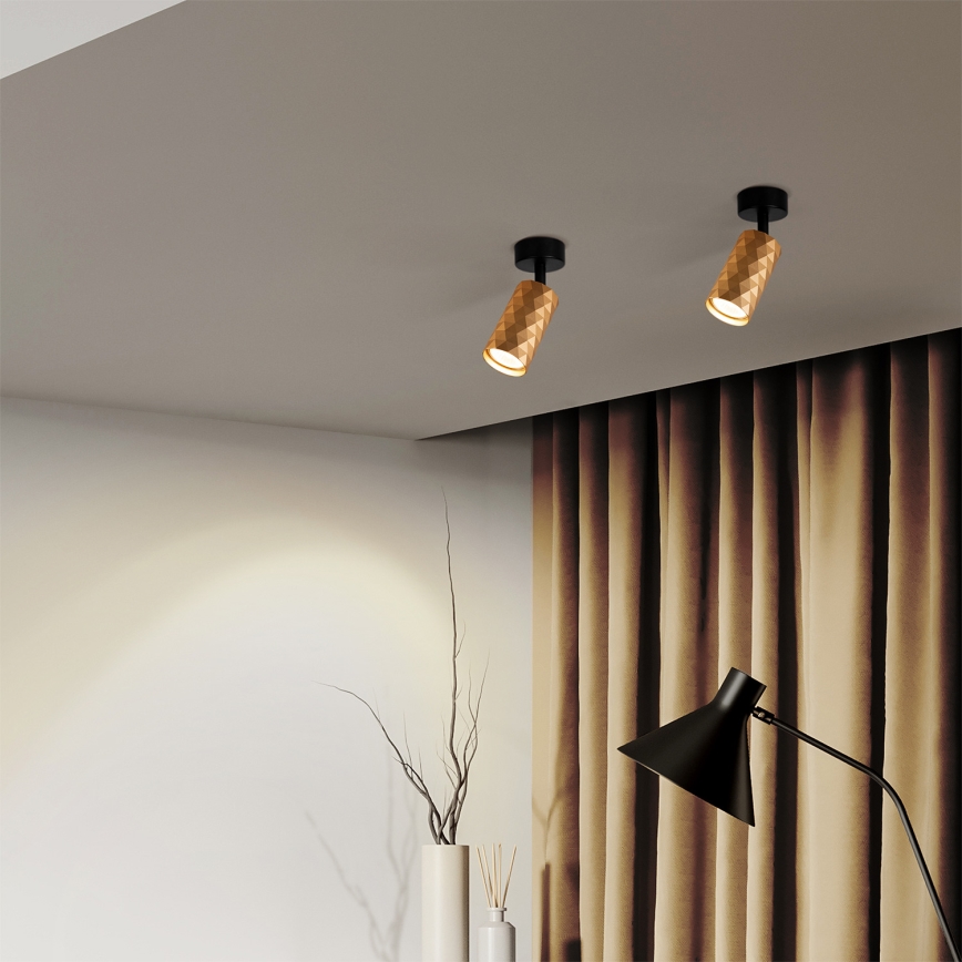 Brilagi - Spot LED RGBW dimerizável SELE DIAMANT 1xGU10/4,8W/230V dourado + controlo remoto