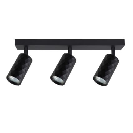 Brilagi - LED RGBW spot regulável SELE DIAMANT 3xGU10/4,8W/230V 3000K preto + controlo remoto