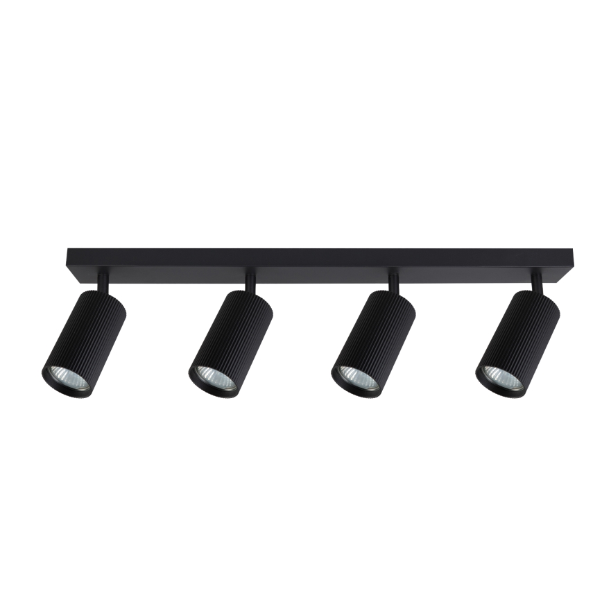 Brilagi - Spot LED RGBW regulável SELE MODERN 4xGU10/6W/230V 3000K preto + comando remoto