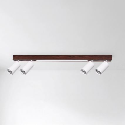 BRILAGI - Spot LED SELE 4xGU10/30W/230V + LED/20W branco/efeito cerejeira