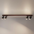 BRILAGI - Spot LED SELE 4xGU10/30W/230V + LED/25W preto/decor cerejeira