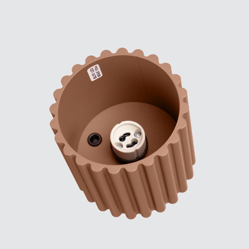 Brilagi - Spot LED SFERA 1xGU10/10W/230V Ø 10 cm castanho