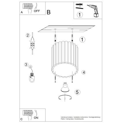 Brilagi - Spot LED SFERA 1xGU10/10W/230V Ø 10 cm castanho
