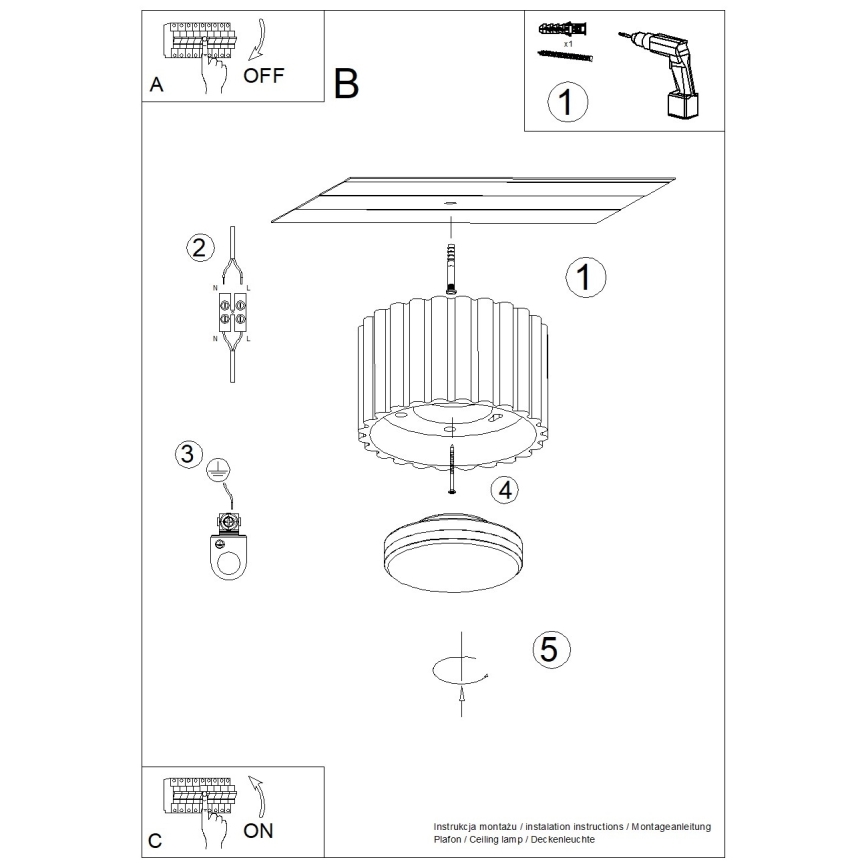 Brilagi - Spot LED SFERA 1xGX53/30W/230V Ø 10 cm vermelho