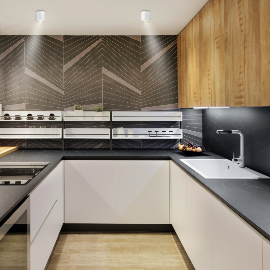 Brilagi - Spot MIA 1xGU10/30W/230V 84x80 mm prateado IP54