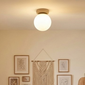 Brilagi - Spot MILO ECRU 1xE27/60W/230V bege/dourado