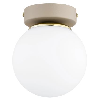 Brilagi - Spot MILO ECRU 1xE27/60W/230V bege/dourado