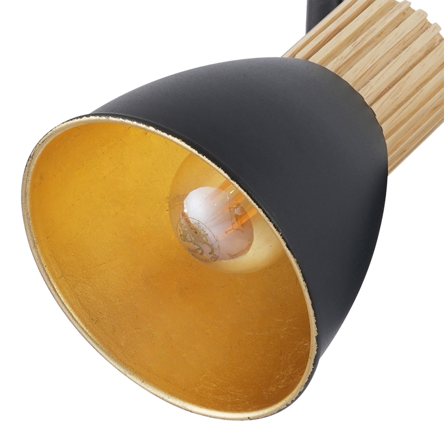 Brilagi - Spot ODENSE 2xE14/10W/230V madeira de seringueira/preto