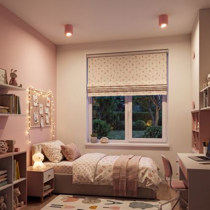 BRILAGI - Spot orientável MIA 1xGU10/30W/230V 84x80 mm rosa