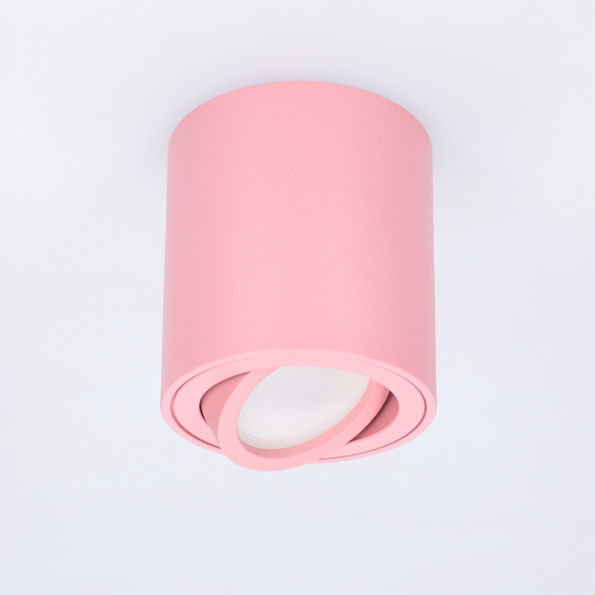 BRILAGI - Spot orientável MIA 1xGU10/30W/230V 84x80 mm rosa