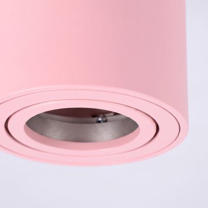 BRILAGI - Spot orientável MIA 1xGU10/30W/230V 84x80 mm rosa