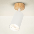 Brilagi - Spot orientável SELE 1xGU10/30W/230V branco/acabamento carvalho