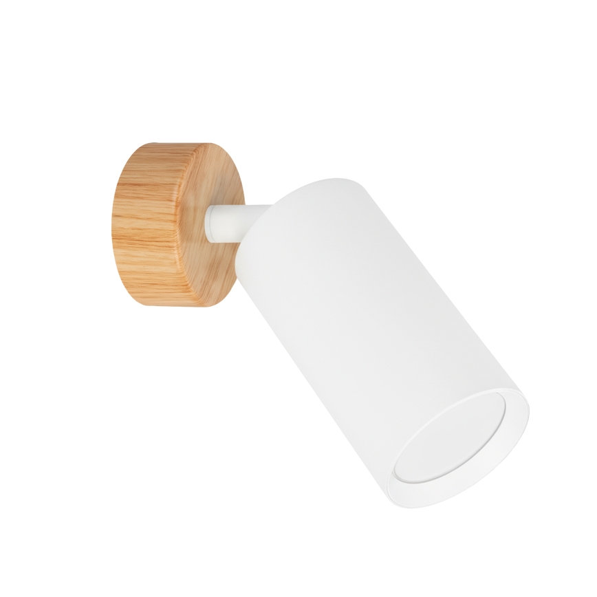 Brilagi - Spot orientável SELE 1xGU10/30W/230V branco/acabamento carvalho