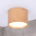 BRILAGI - Spot para casa de banho SMOOTH 1xGX53/15W/230V 60x82 mm acabamento em carvalho IP54