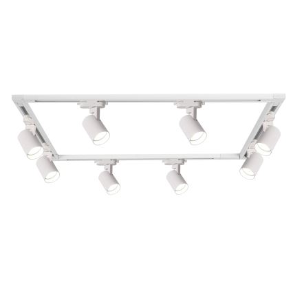 Brilagi - Spot para sistema de trilho HUSKY 8xGU10/10W/230V branco