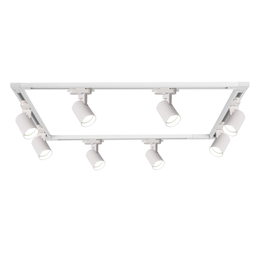 Brilagi - Spot para sistema de trilho HUSKY 8xGU10/10W/230V branco