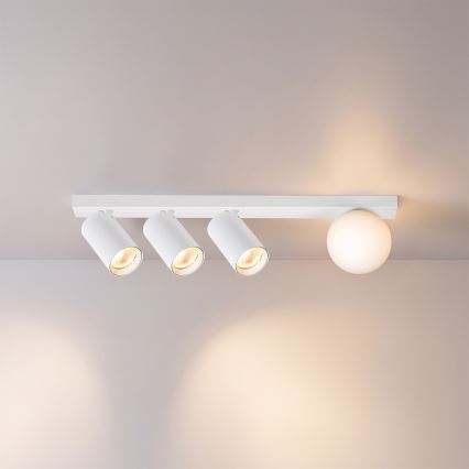 Brilagi - Spot SELE BALL 3xGU10/30W/230V + 1xG9/10W branco