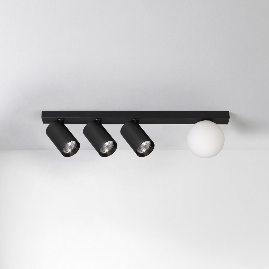 Brilagi - Spot SELE BALL 3xGU10/30W/230V + 1xG9/10W preto