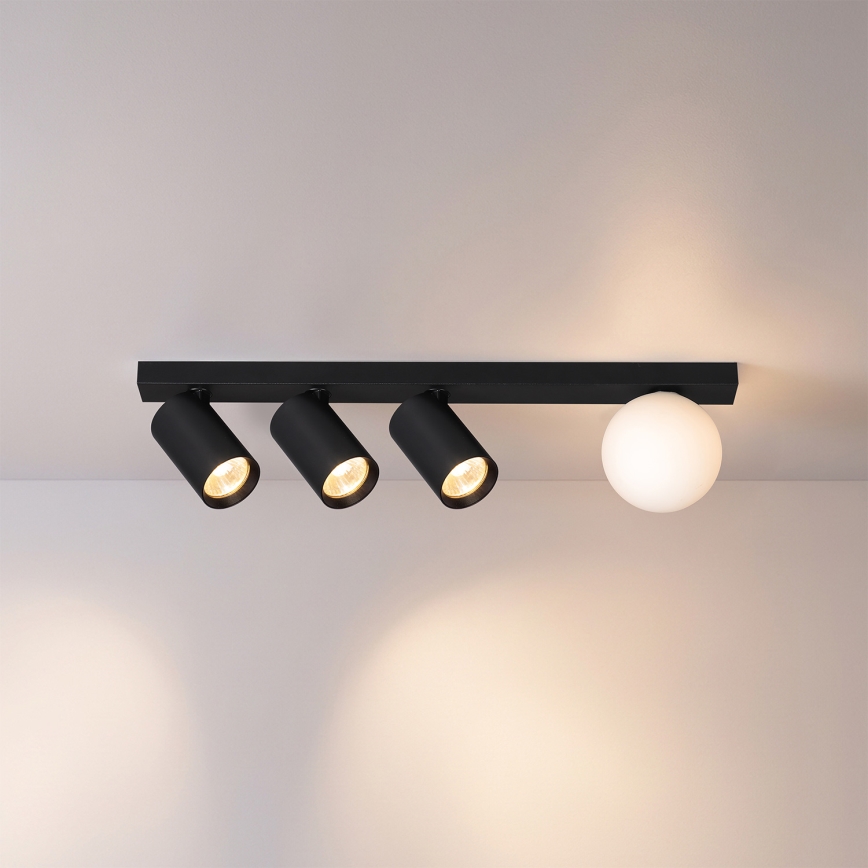 Brilagi - Spot SELE BALL 3xGU10/30W/230V + 1xG9/10W preto