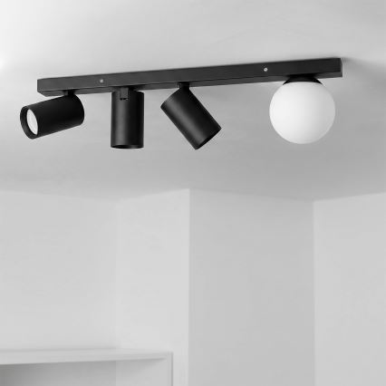 Brilagi - Spot SELE BALL 3xGU10/30W/230V + 1xG9/10W preto