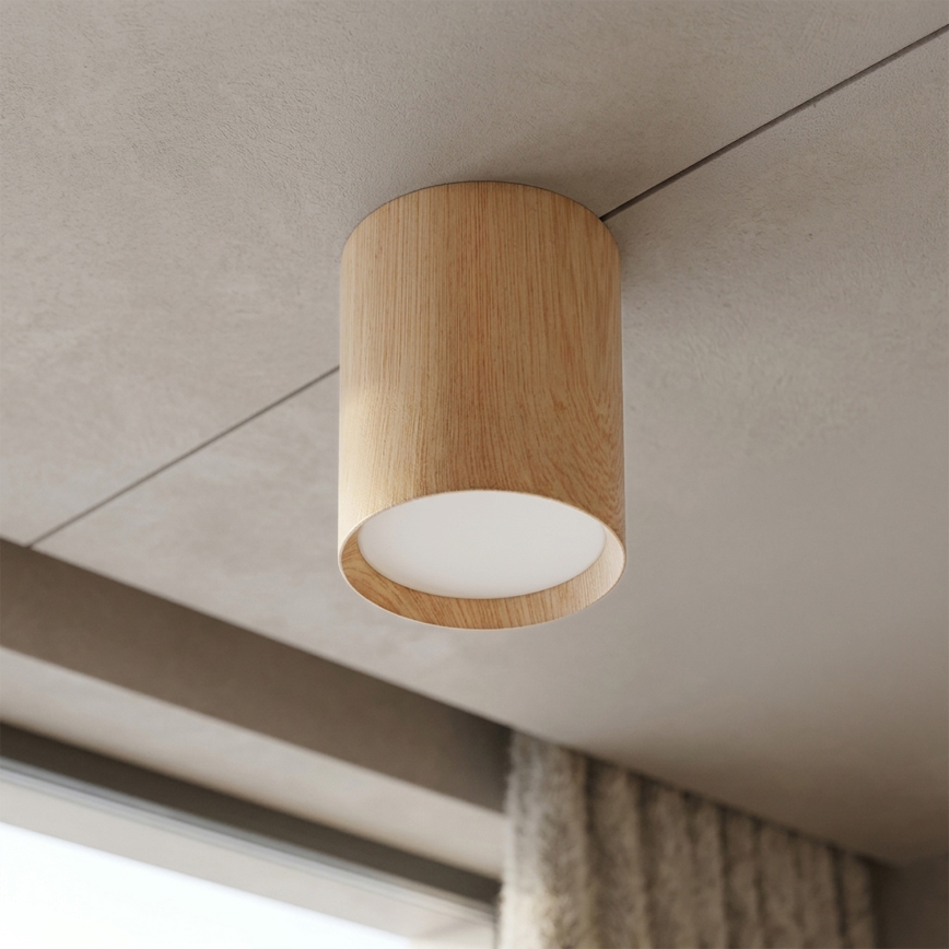 BRILAGI - Luminária spot SMOOTH LONG 1xGX53/15W/230V 100x82 mm, acabamento carvalho
