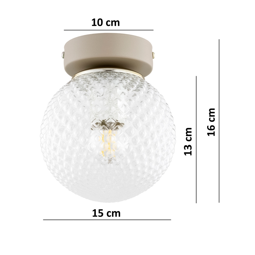 Brilagi - Spot STELLA 1xE27/60W/230V bege/dourado