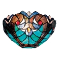 BRILAGI - Tiffany aplique de parede em vitral CORAL 1xE14/40W/230V