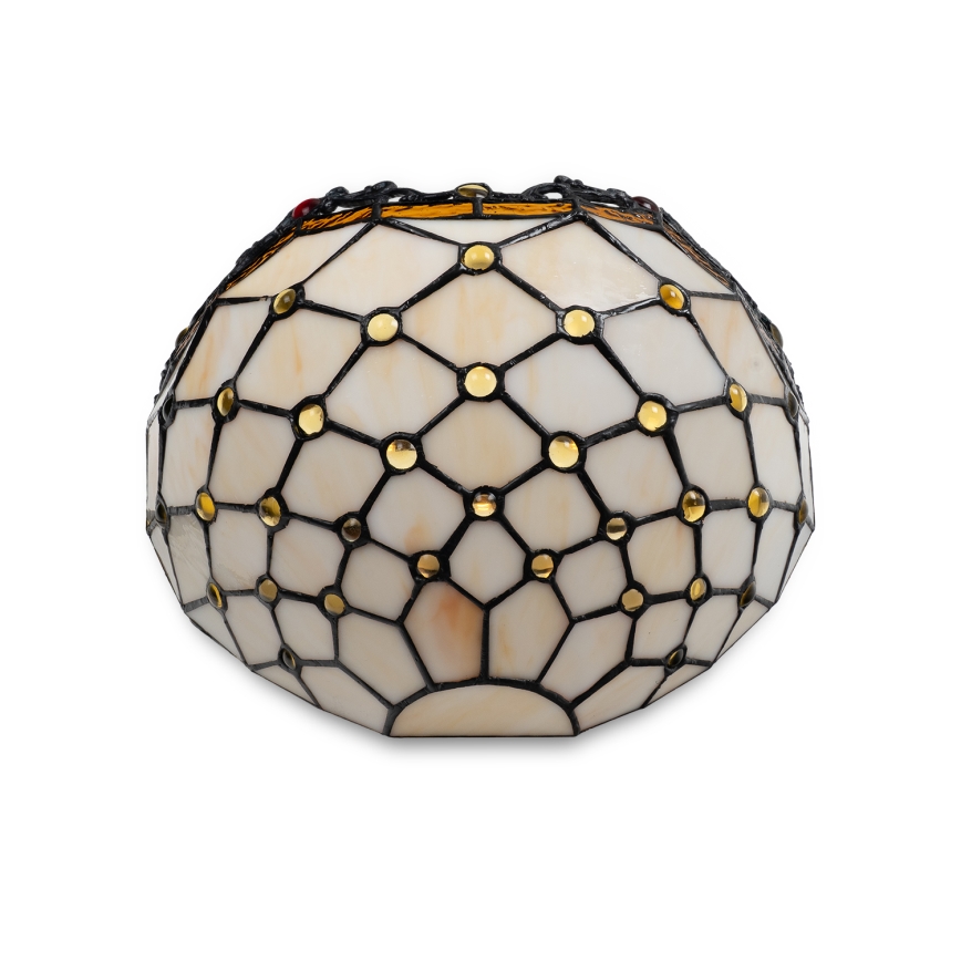 BRILAGI - Tiffany aplique de parede em vitral IVORY 1xE14/40W/230V