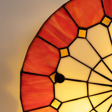 BRILAGI - Tiffany luminária de teto em vitral SIENNA 2xE27/60W/230V Ø 40 cm