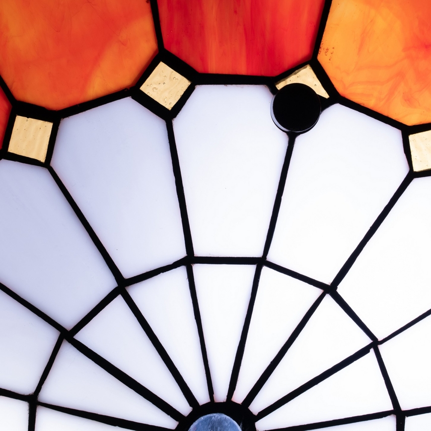 BRILAGI - Tiffany luminária de teto em vitral SIENNA 2xE27/60W/230V Ø 40 cm