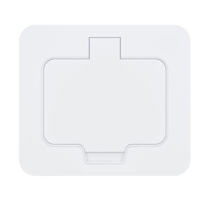 BRILAGI - Tomada de embutir para cozinha INBOX IP55 branca retangular