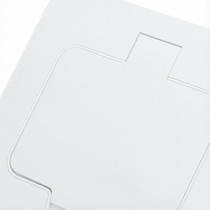 BRILAGI - Tomada de embutir para cozinha INBOX IP55 branca retangular