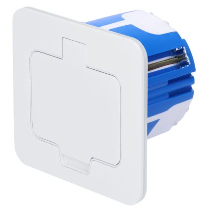 BRILAGI - Tomada de embutir para cozinha INBOX IP55 branca retangular