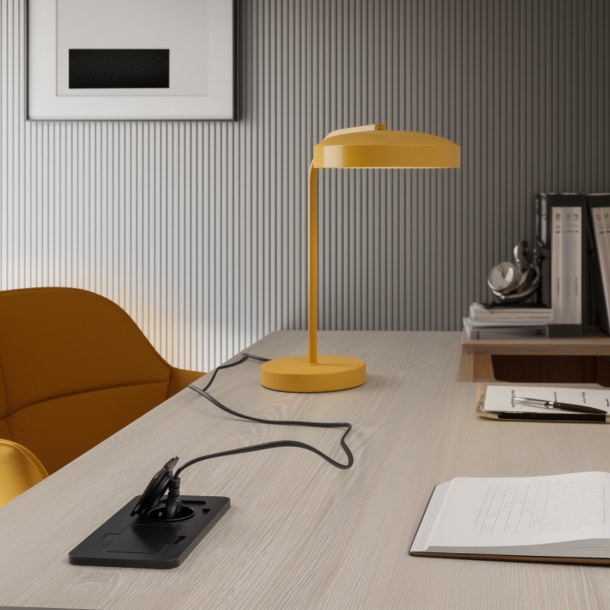 Brilagi - Tomada dupla de chão embutida para exterior IP55, preta, retangular