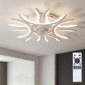 Brilagi - Ventilador de tecto LED dimerizável LED/70W/230V Ø 76 cm branco + comando remoto
