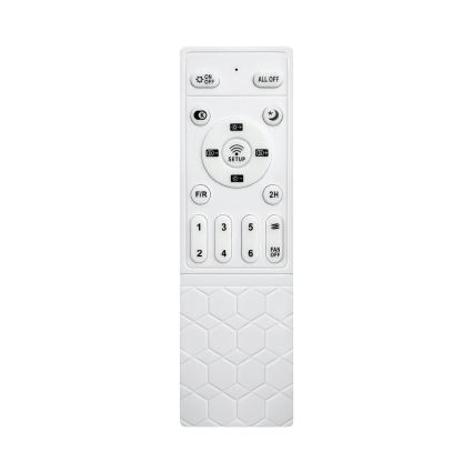 Brilagi - Ventilador de teto LED dimerizável LED/34W/230V 3000-6500K Ø 132 cm preto/castanho + comando remoto