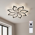 Brilagi - Ventilador de teto LED dimerizável LED/44W/230V 3000-6500K Ø 90 cm preto + controlo remoto