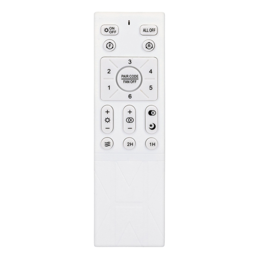 Brilagi - Ventilador de teto LED regulável LED/30W/230V 3000-6500K branco + controlo remoto
