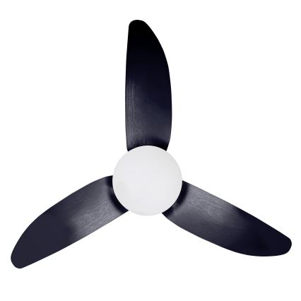 Brilagi - Ventilador de teto LED dimmerizável LED/30W/230V 3000-6500K preto + comando à distância