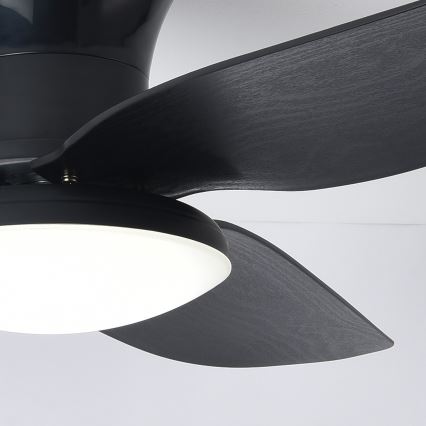Brilagi - Ventilador de teto LED dimmerizável LED/30W/230V 3000-6500K preto + comando à distância