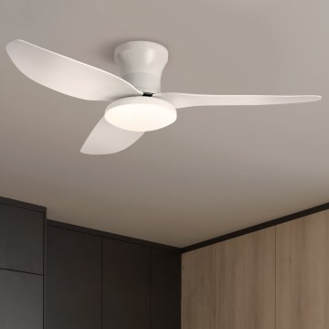 Brilagi - Ventilador de teto LED dimmerizável LED/30W/230V 3000-6500K branco + controlo remoto