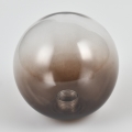 Brilagi - Vidro de reposição para lustre, aplique de parede e luminária MISTEL, MILLA Ø 15 cm, fumê marrom